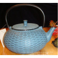 Traditional Painted Hot Sale Cast Iron Teapot with Cups Set